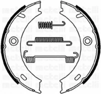 Комплект тормозных колодок, стояночная тормозная система METELLI купить