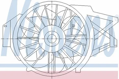 Вентилятор, охлаждение двигателя NISSENS купить