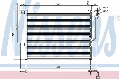 Конденсатор, кондиционер NISSENS купить