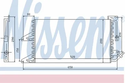 Конденсатор, кондиционер NISSENS купить