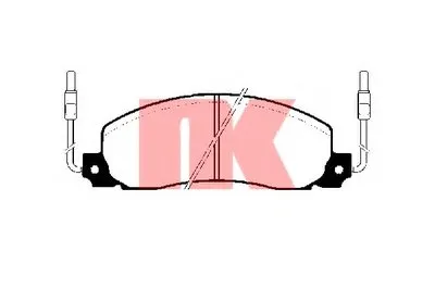 Комплект тормозных колодок, дисковый тормоз NK купить