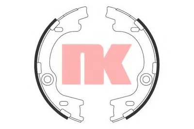 Комплект тормозных колодок, стояночная тормозная система NK купить