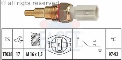 Термовыключатель, вентилятор радиатора FACET купить