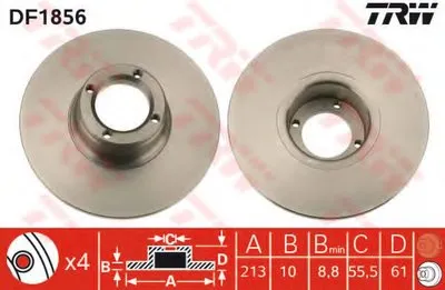 Тормозной диск TRW купить
