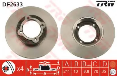 Тормозной диск TRW купить