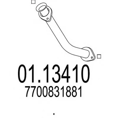 Труба выхлопного газа MTS купить