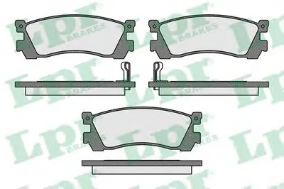 Комплект тормозных колодок, дисковый тормоз LPR купить
