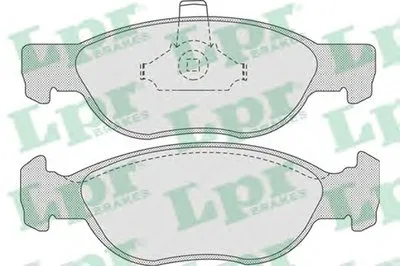 Комплект тормозных колодок, дисковый тормоз LPR купить