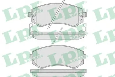 Комплект тормозных колодок, дисковый тормоз LPR купить