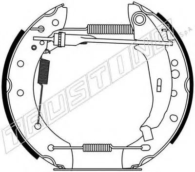 Комплект тормозных колодок FAST KIT TRUSTING купить