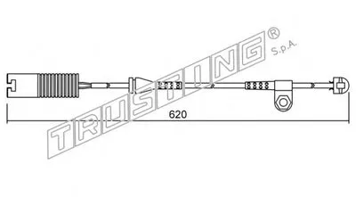 Сигнализатор, износ тормозных колодок TRUSTING купить