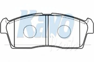 Комплект тормозных колодок, дисковый тормоз MK KASHIYAMA KAVO PARTS купить
