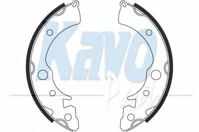 Комплект тормозных колодок MK KASHIYAMA KAVO PARTS купить
