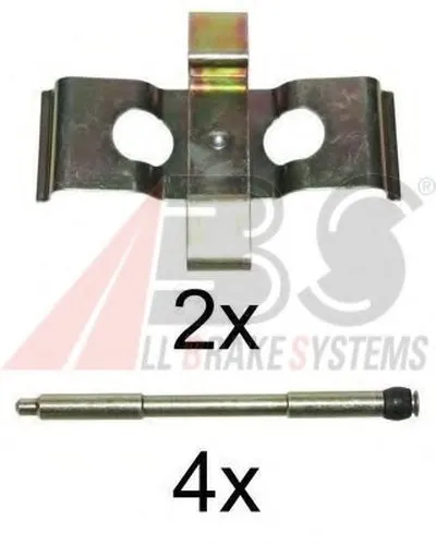 Комплектующие, колодки дискового тормоза A.B.S. купить