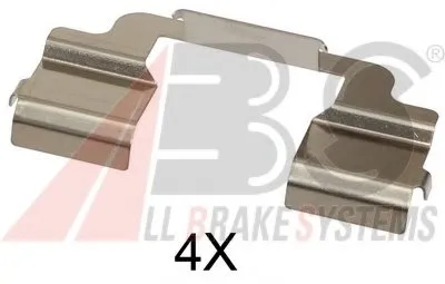 Комплектующие, колодки дискового тормоза A.B.S. купить