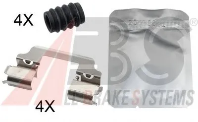 Комплектующие, колодки дискового тормоза A.B.S. купить