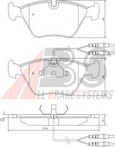 Комплект тормозных колодок, дисковый тормоз