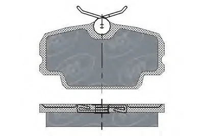 Комплект тормозных колодок, дисковый тормоз SCT Germany купить