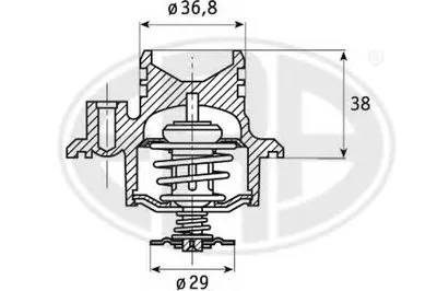 Термостат, охлаждающая жидкость ERA купить