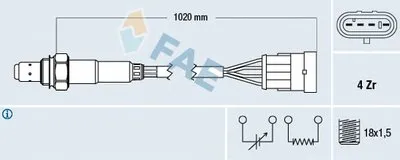 Лямда-зонд FAE купить
