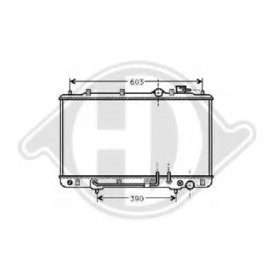 Радиатор, охлаждение двигателя DIEDERICHS купить