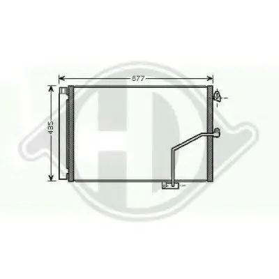 Конденсатор, кондиционер DIEDERICHS купить
