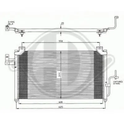 Конденсатор, кондиционер DIEDERICHS купить