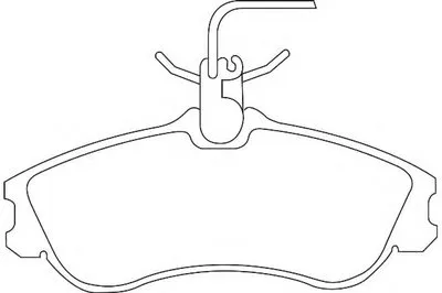 Комплект тормозных колодок, дисковый тормоз DURON купить