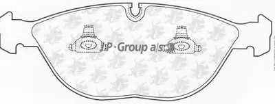 Комплект тормозных колодок, дисковый тормоз QH JP GROUP купить
