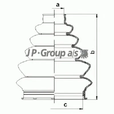 Комплект пылника, приводной вал QH JP GROUP купить
