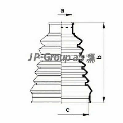 Комплект пылника, приводной вал QH JP GROUP купить