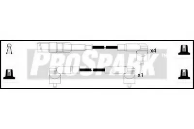 Комплект проводов зажигания ProSpark STANDARD купить