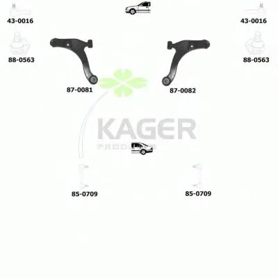 Подвеска колеса KAGER купить