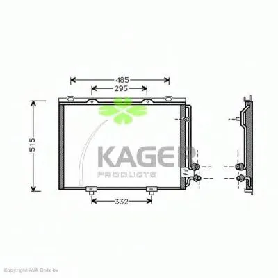 Конденсатор, кондиционер KAGER купить