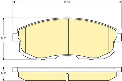 Комплект тормозных колодок, дисковый тормоз GIRLING купить