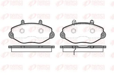 Комплект тормозных колодок, дисковый тормоз KAWE купить
