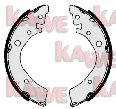 Комплект тормозных колодок KAWE купить
