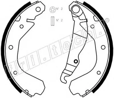 Комплект тормозных колодок fri.tech. купить