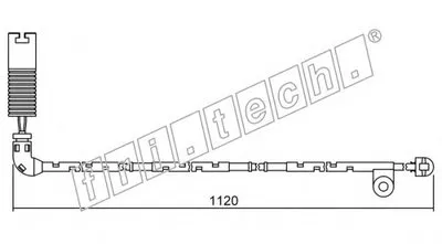 Сигнализатор, износ тормозных колодок fri.tech. купить