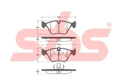 Комплект тормозных колодок, дисковый тормоз sbs купить
