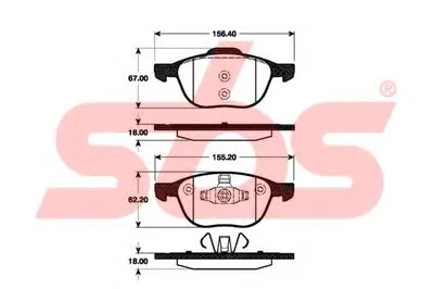 Комплект тормозных колодок, дисковый тормоз sbs купить