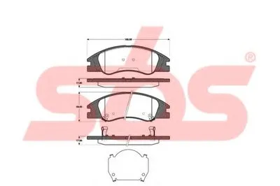 Комплект тормозных колодок, дисковый тормоз sbs купить