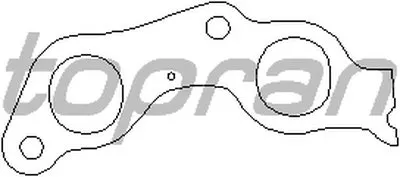 Прокладка, выпускной коллектор TOPRAN купить