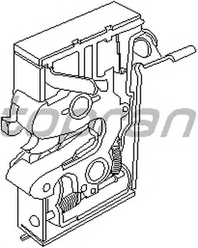 Замок двери TOPRAN купить