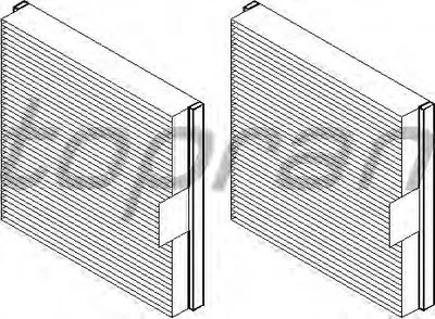 Фильтр, воздух во внутренном пространстве TOPRAN купить