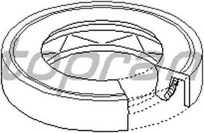 Уплотняющее кольцо, дифференциал TOPRAN купить