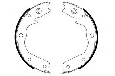 Комплект тормозных колодок, стояночная тормозная система E.T.F. купить