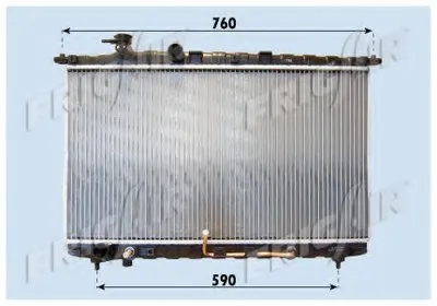 Радиатор, охлаждение двигателя FRIGAIR купить