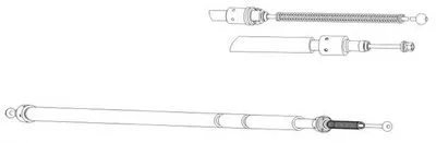 Трос, стояночная тормозная система CEF купить