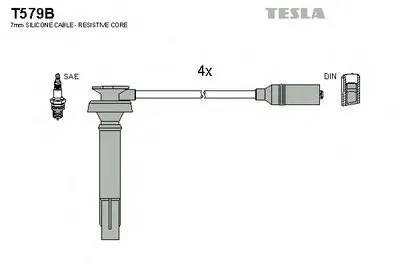 Комплект проводов зажигания TESLA купить